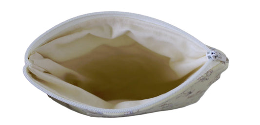 handmade cotton kindle pouch yellow flower