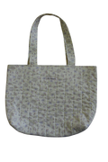 handmade cotton tote bag yellow flower