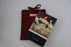 handmade cotton small book sleeve brown gingham pride and prejudice 