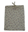 handmade cotton book sleeve yellow flower