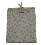 handmade cotton book sleeve yellow flower