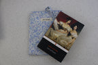 handmade cotton small book sleeve blue flower pride and prejudice 