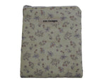 handmade cotton kindle pouch yellow flower