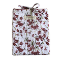 Floral-patterned product with a visible brand label small book sleeve