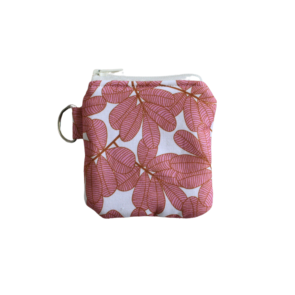 Small pouch with floral pattern on a white background airpod pouch