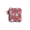 Small pouch with floral pattern on a white background airpod pouch