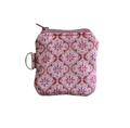 Small pouch with pink floral pattern airpod pouch
