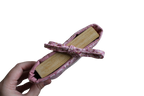 handmade cotton small book sleeve tie pink