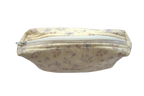 handmade cotton mini pouch yellow flowers 