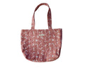 handmade cotton tote bag pink 