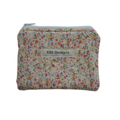 A flower coin pouch for carrying coins