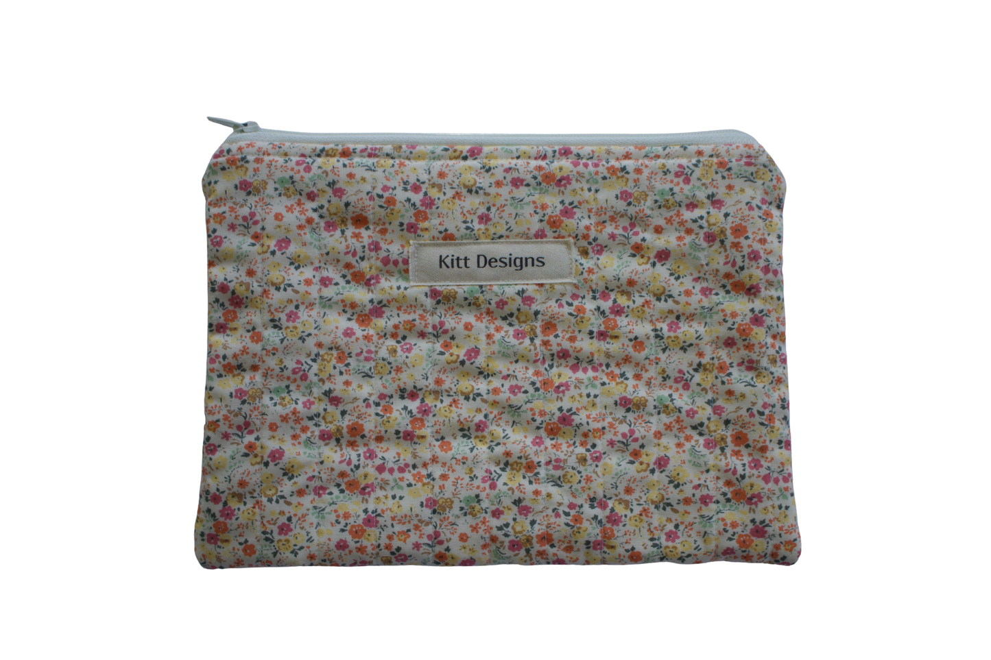 Flower zipper pouch