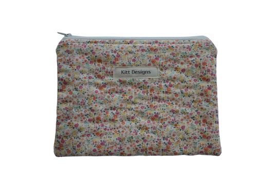 Flower zipper pouch