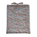 Floral-patterned book sleeve 