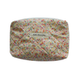 Floral-patterned pouch with 'Kitt Designs' mini pouch