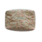 Floral-patterned pouch with 'Kitt Designs' mini pouch