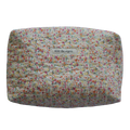 Floral patterned product with 'Kitt Designs' branding beauty pouch makeup bag