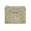 Floral patterned pouch with 'Kitt Designs' label coin pouch