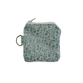 Small pouch with blue leaf pattern AirPod pouch 