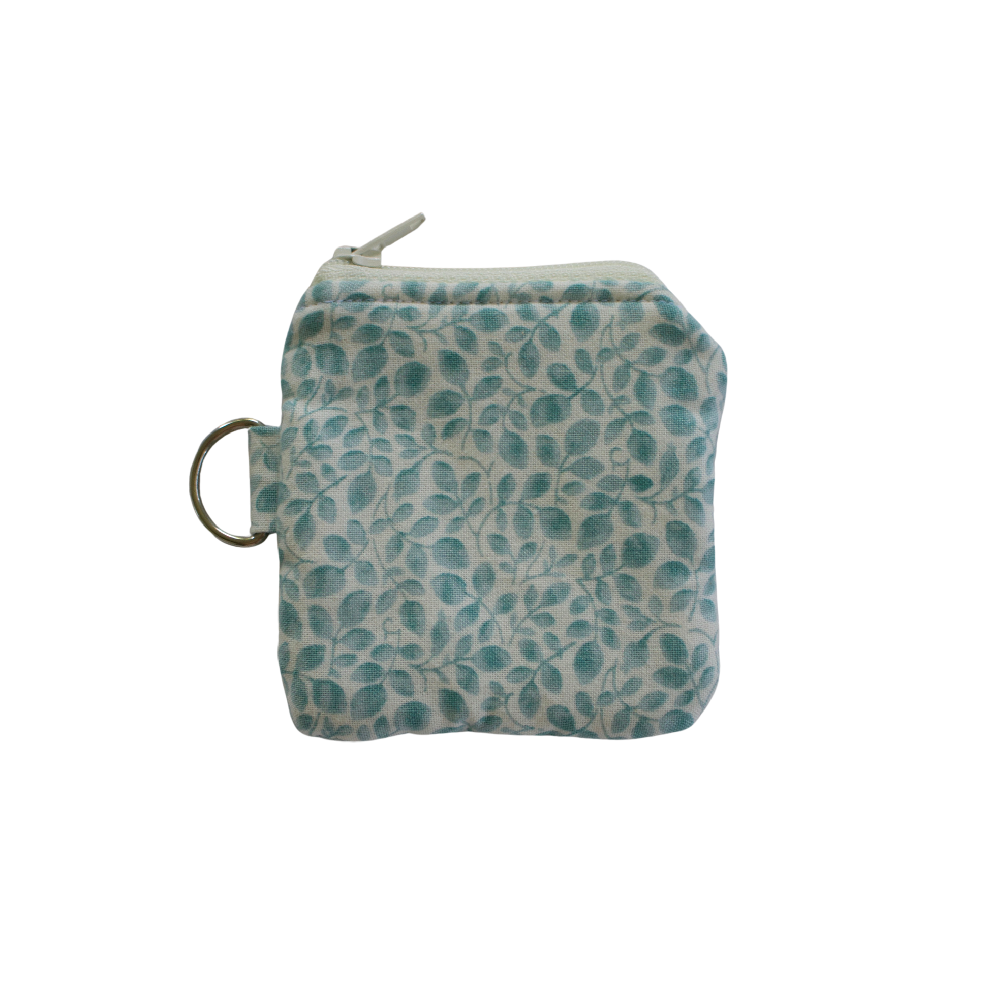 Small pouch with blue leaf pattern AirPod pouch 