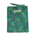 Floral-patterned pouch small book sleeve