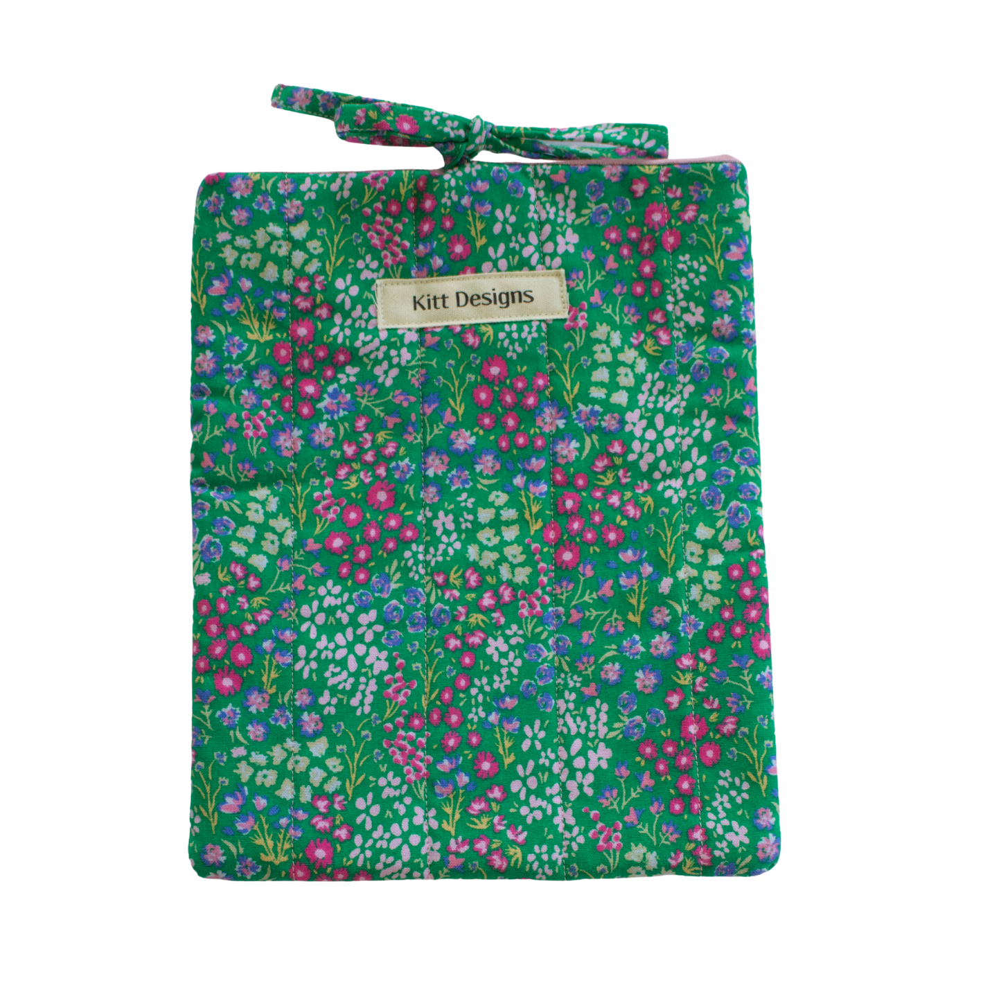 Floral-patterned pouch small book sleeve