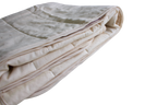 pink floral whole cloth quilt for kids folded