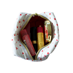 Hearts mini pouch. Mini handbag pouch. mini makeup bag. Quilted pouch. Quilted bag. Handmade Bag. Handmade pouch. Handmade quilted pouch Handmade quilted bag